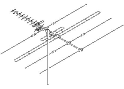 DIGIMATCH DK23 VHF UHF OUTDOOR ANTENNA