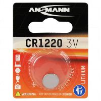 LITHIUM COIN CELL BUTTON BATTERY CR1220 CARD OF 5 - Click Image to Close