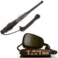 GME 80 CHANNEL TX3100 UHF CB 5 WATT RADIO + GME AE4704 BLACK ANT