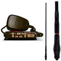 GME 80 CHANNEL TX3100 UHF CB 5 WATT RADIO + GME AE4705 BLACK ANT