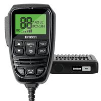 Uniden X76 Compact UHF CB with Dual Speakers LCD Display 80C 5W