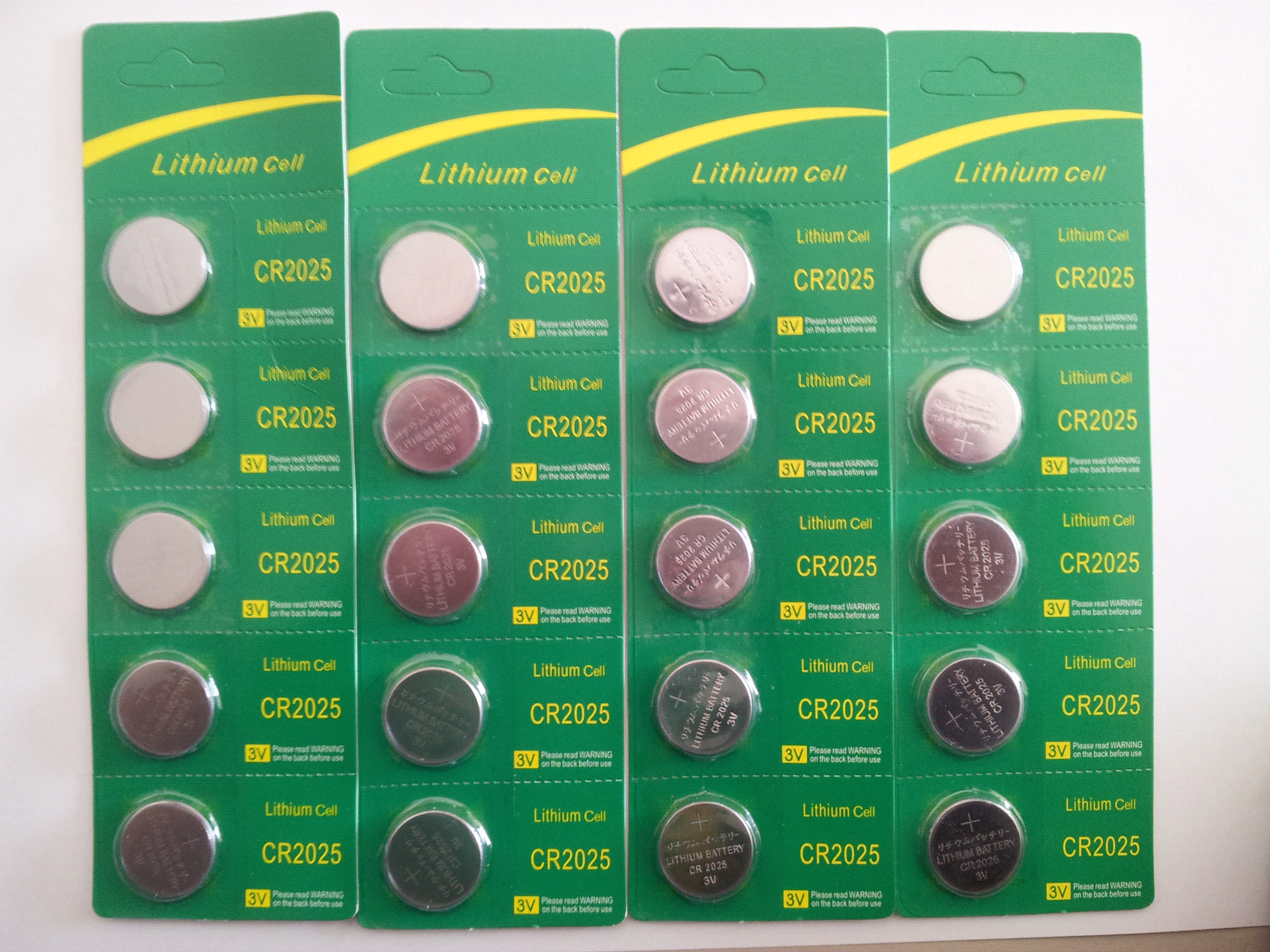 4X5=20 BATTERIES LITHIUM COIN CELL BUTTON BATTERY CR202