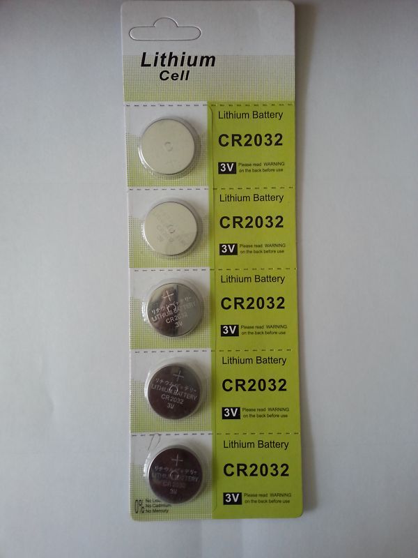 5 X LITHIUM BUTTON COIN CELL CR2032 3V BATTERY FOR MEMO