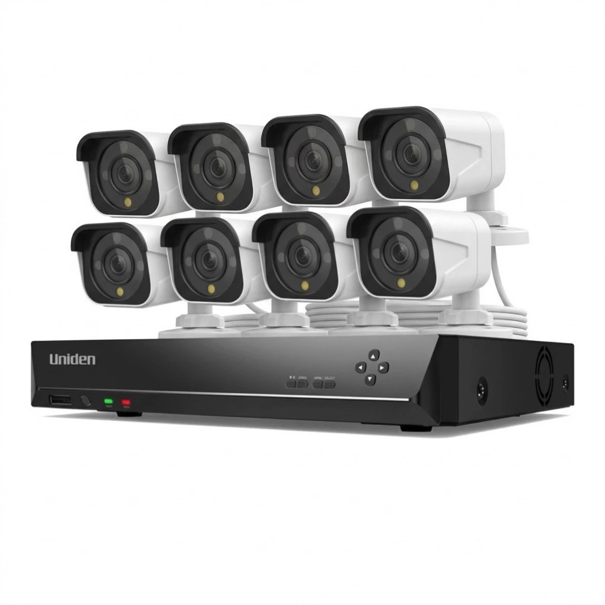 (image for) BRAND NEW UNIDEN APPCAM 4KNVR 8 CHANNEL WIRED SECURITY SYSTEM 8