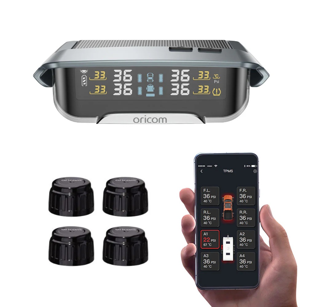 (image for) ORICOM TPMS10-4E EXTERNAL TYRE PRESSURE MONITORING+APP FUNCTION