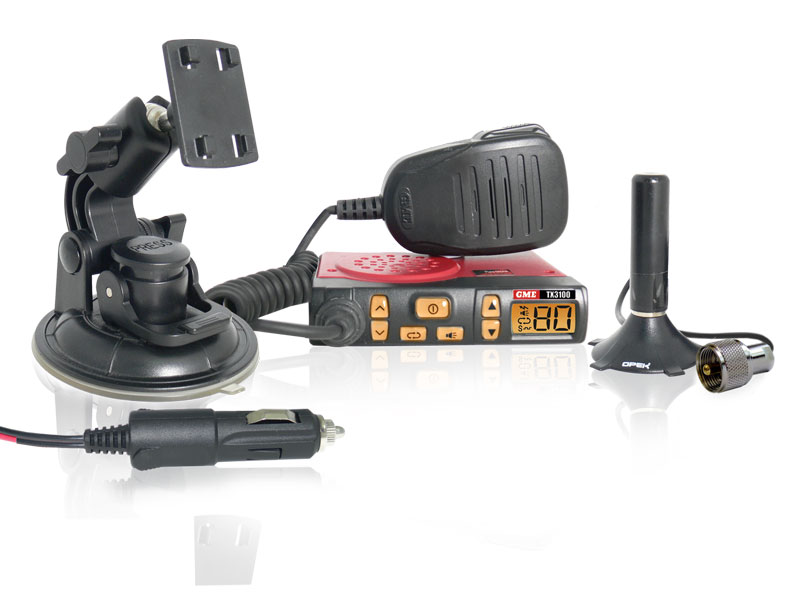 GME TX3100 PLUG N PLAY UHF RADIO PACK 80 CHANNELS ANT I