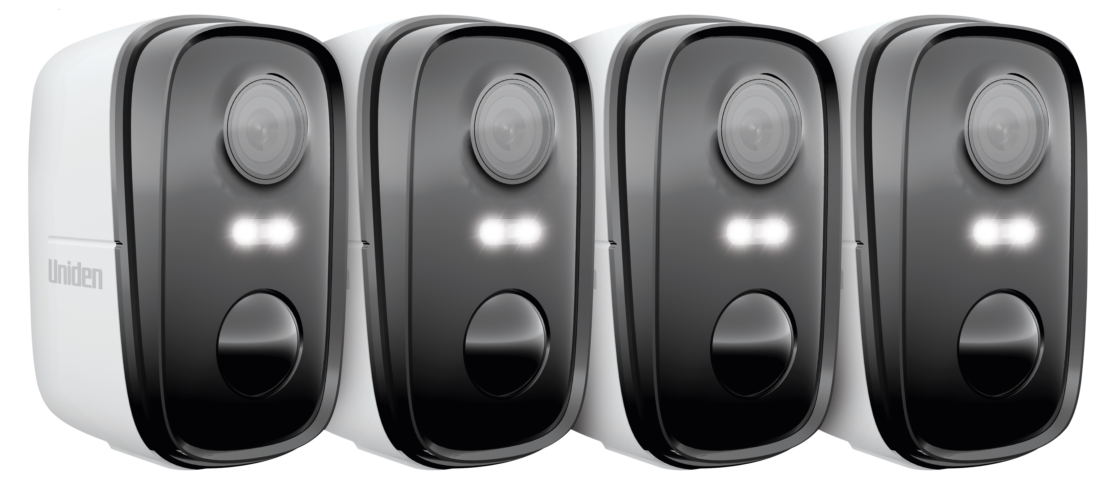 (image for) UNIDEN App Cam SOLO X2K-4 (Quad Pack) Wirefree 2K Super HD Spotl