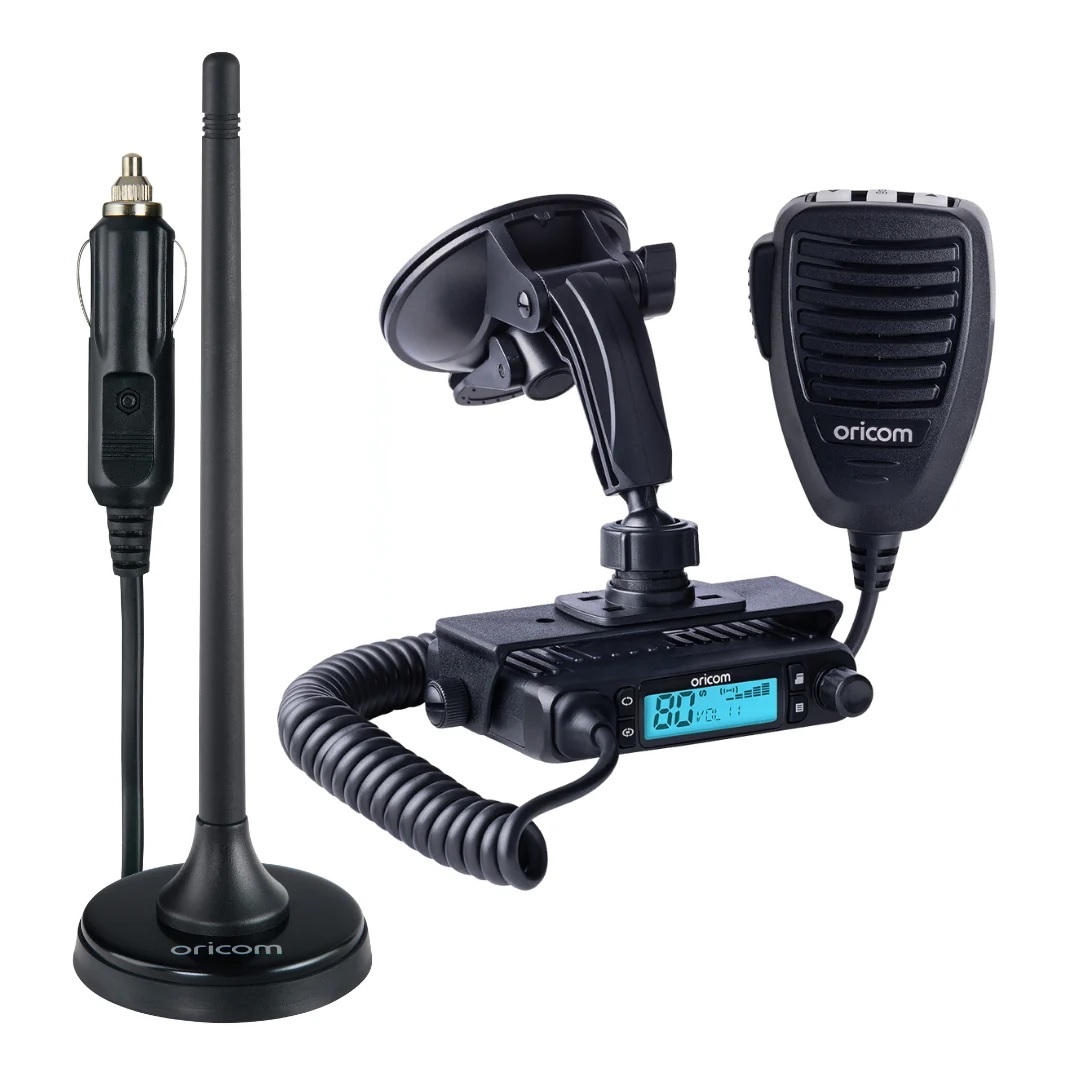 (image for) ORICOM DTX4300PNP Plug & Play UHF CB Radio Pack 80ch 5w