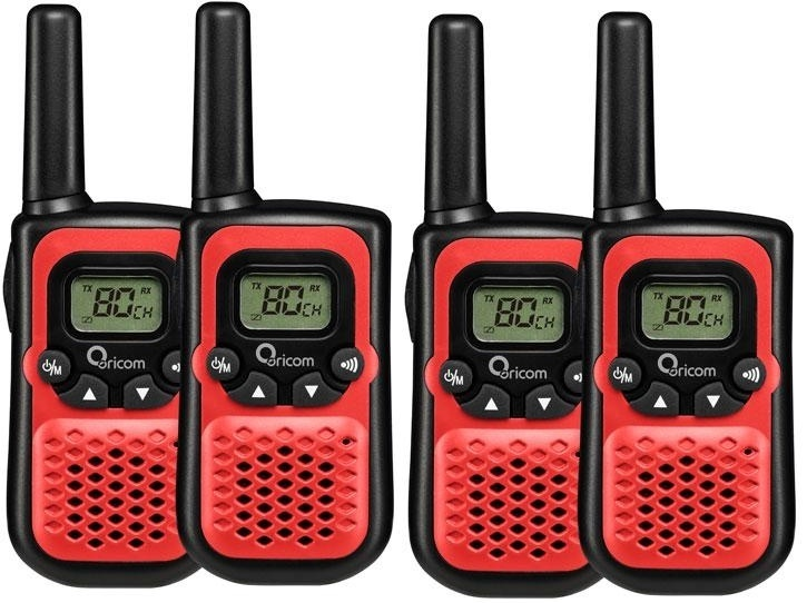 ORICOM PMR780 1/2 WATT UHF HANDHELD RADIO RED QUAD PACK