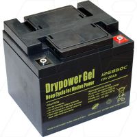 DRYPOWER 12V 50AH 12GB50C SEALED LEAD ACID GEL BATTERY