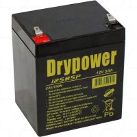 DRYPOWER 12SB5P Sealed Lead Acid Batteries 12V 5Amps