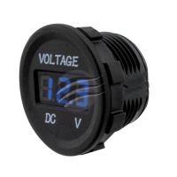 HULK 4X4 HU6640B VOLTMETER 5-30V DC BLUE LED 29MM DIA