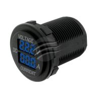 HULK 4X4 HU6670B VOLTMETER & AMMETER 5-30v & 0-10a RANGE BLUE LE