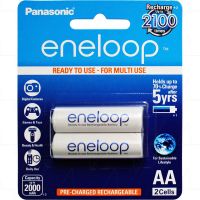 ENELOOP AA BATTERY 2 PACK RECHARGEABLE BATTERIES