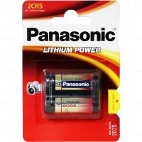 PANASONIC LITHIUM BATTERY 2CR5-BP1