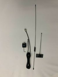 UHF On Glass Antenna black 3db 4.5db 2 interchangeable whips