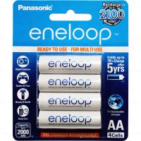 Panasonic eneloop AA Battery Pack Rechargeable batteries 4 PAck - Click Image to Close