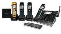 UNIDEN XDECT 8355+3WPR 1.8GHZ CORDLESS PHONE 4 HANDSETS+REPEATER