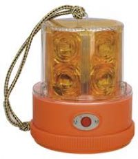 NARVA 85320A LED GLOBE LIGHT BEACON AMBER BATTERY POWERED