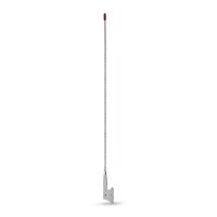 AXIS 27MHZ AM MARINE RUGGED WHITE WHIP ANTENNA 1 METRE BASE INC