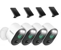UNIDEN APPCAM SOLO PRO4 2KWIFI HD CAMERA+4 SPS02 SOLAR PAN