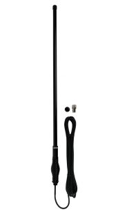 AXIS AK5RD UHF FULL BLACK ANTENNA REMOVABLE FROM SPRING 750MM