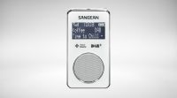 SANGEAN WHITE DPR-35 DAB+ / FM-RDS* PERSONAL / POCKET RADIO