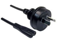 FIGURE 8 POWER CABLE IEC-C7 1.8M 2 PIN ELECTRICAL ELECTRONIC