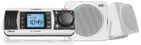 GME GR300BTWEP2 AM/FM MARINE RADIO ENTERTAINMENT PACK WHITE - Click Image to Close