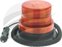 Jaylec LED Amber Rotating Beacon Cig lighter Magnetic 12-80v