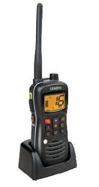 UNIDEN MHS127 SUBMERSIBLE W/PROOF HANDHELD 5W VHF MARINE RADIO