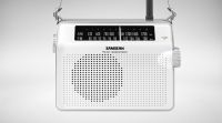 SANGEAN PR-D6 WHITE AM/FM COMPACT ANALOGUE TUNING PORTABLE RECEI