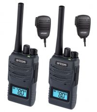 ORICOM UHF5400-2 5 WATT TWIN PACK 80 CH HANDHELD UHF CB RADIO