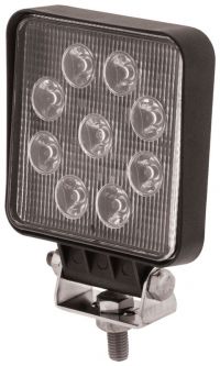 JAYLEC WL0803 LED SQUARE WORKLAMP SPOT BEAM 10-30V 27 Watt 9 LED