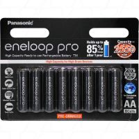 8 X PANASONIC ENELOOP PRO AA battery PACK MADE IN JAPAN