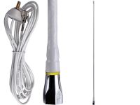 GME AE312 WHITE 600MM AM/FM GROUND DEPENDENT ANTENNA TO SUIT GR