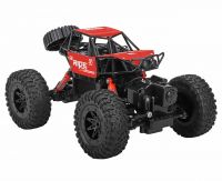 REMOTE CONTROLLED RED 4WD AMPHIBIOUS CRAWLER JEEP