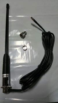 UNIDEN AT380 UHF CB ANTENNA 3.0 dBi BLACK 35CM RUBBER DUCKY