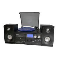 LENOXX CD114 BLACK TURNTABLE PLAYER RECORDER MP3 DECODER ENCODER