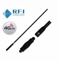 RFI CDQ8195 Multi-Band 6.5dBi Antenna Black Q-Fit Removable Whip