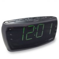 LENOXX CR85 ALARM CLOCK RADIO 1.8" LARGE DISPLAY CLOCK RADIO WI