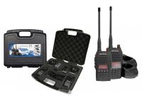 CRYSTAL 5 WATT TWIN TRADIE PACK UHF HANDHELD RADIO DBH50RKT CB