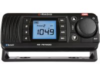 GME GR300BTB AM/FM MARINE RADIO WITH BLUETOOTH AUDIO BLACK