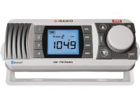 GME GR300BTW AM/FM MARINE RADIO WITH BLUETOOTH AUDIO WHITE