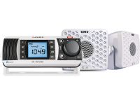 GME GR300BTWEP AM/FM MARINE RADIO ENTERTAINMENT PACK WHITE