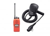 ICOM IC-41PRO ORANGE LIMITED EDITION TWO WAY RADIO+ICOM HM158LA