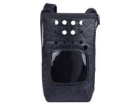 Gme lc008 Leather carry case suits tx665 tx675 radios handheld