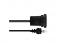 Gme LE119 Microphone Extension cable and panel mount for xrs390c