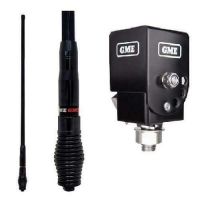 GME AE4705 BLACK UHF 6.6DBI 1.2M ANTENNA+MB042 BLACK FOLDDOWN