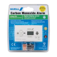Quell Carbon Monoxide Detector Digital Display Alarm Q7DCO